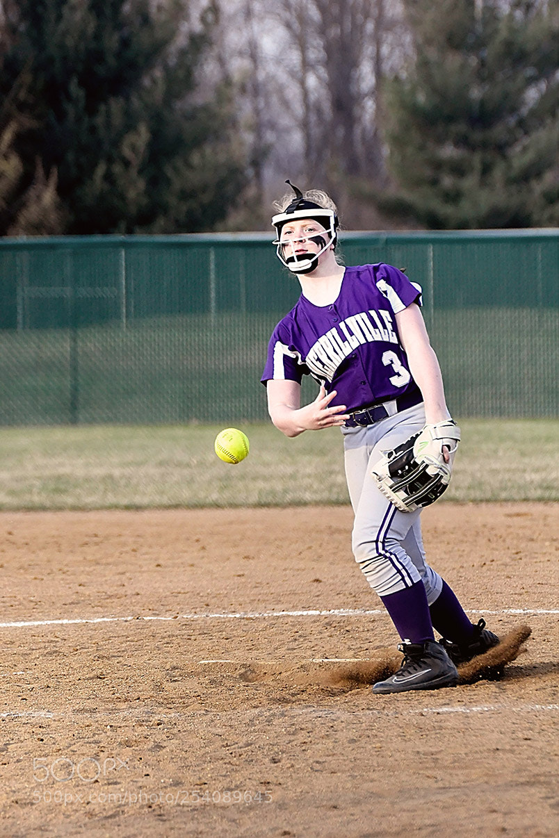 Nikon D500 sample photo. Softball photography