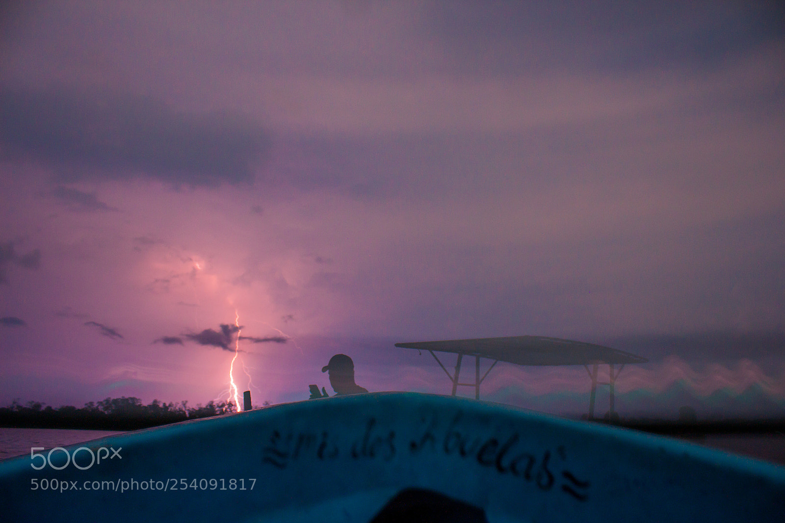 Canon EOS 650D (EOS Rebel T4i / EOS Kiss X6i) sample photo. Thunderbolt falling in lagoon photography