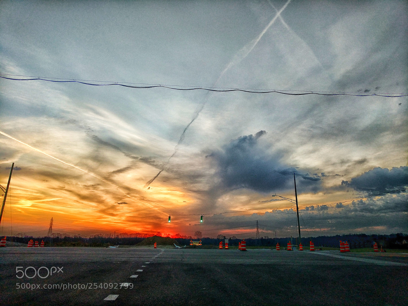 Google Pixel XL sample photo. Green light sunrise photography