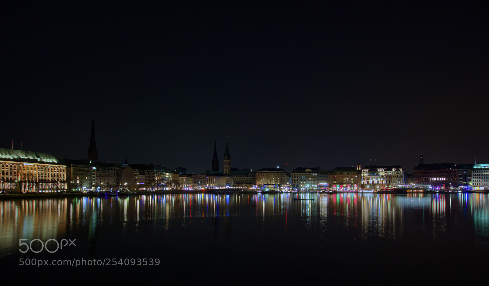 Sony a6000 sample photo. Hamburg binnenalster photography
