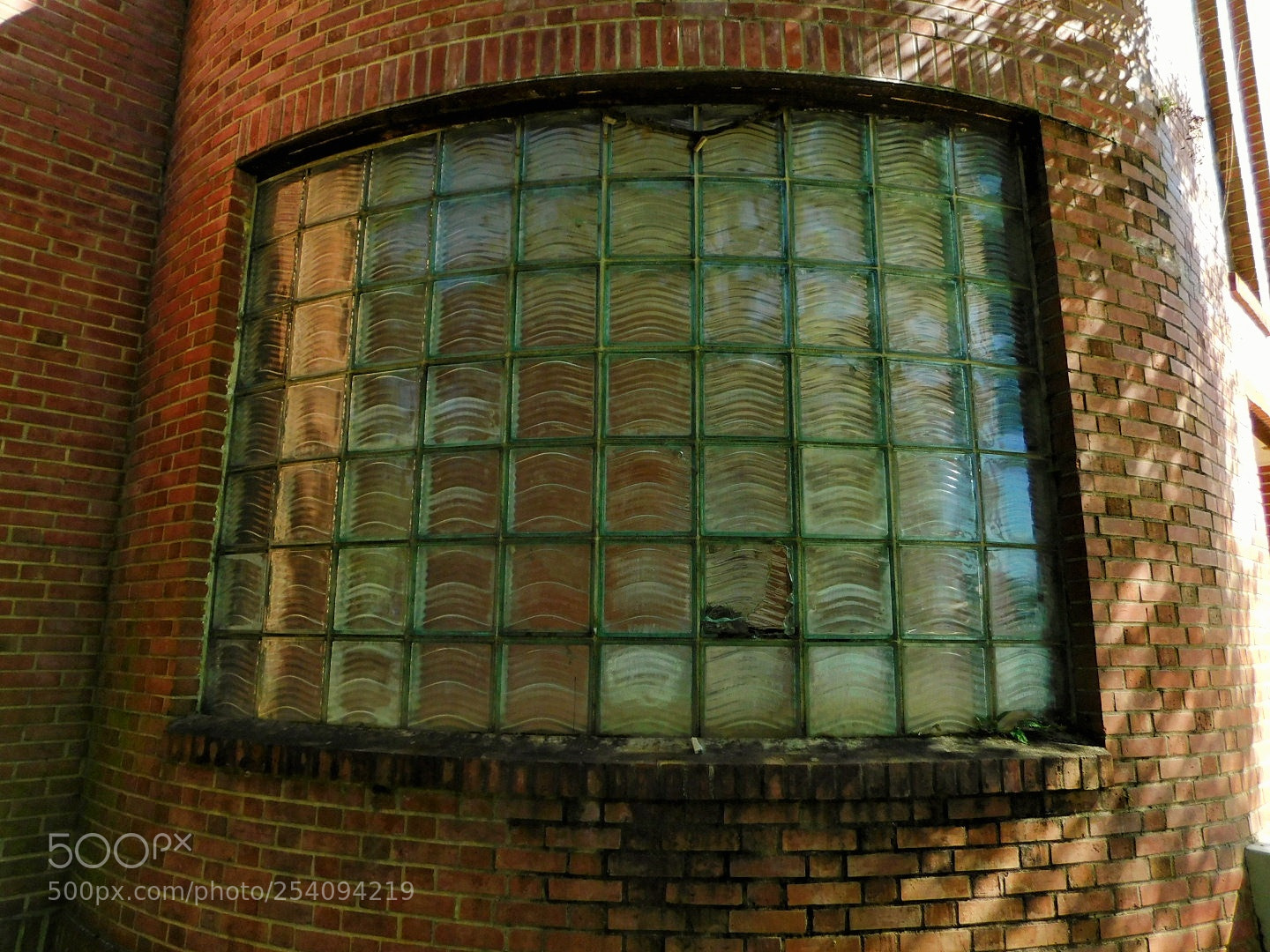 Nikon Coolpix B500 sample photo. Old block glass window photography