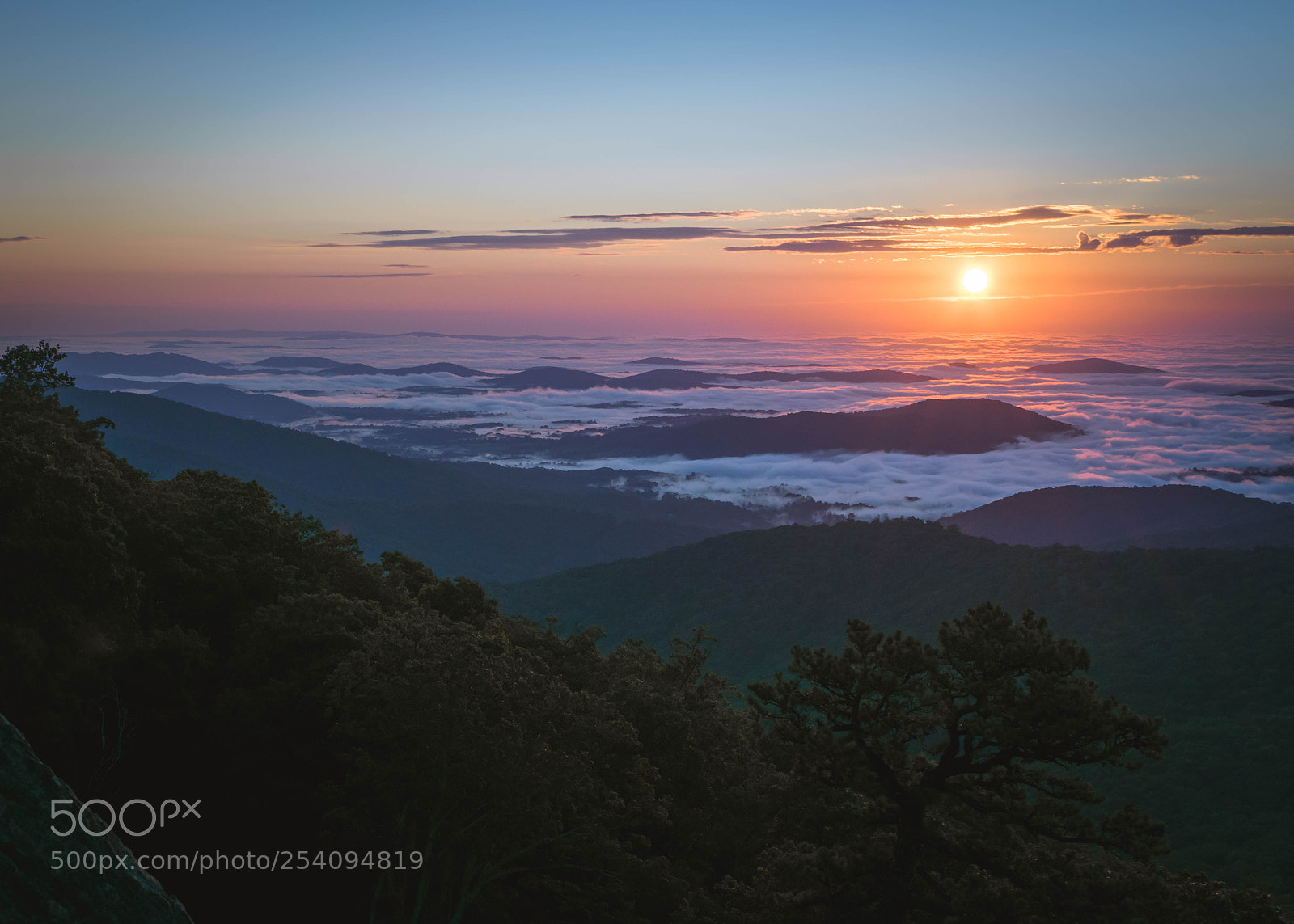 Nikon D3300 sample photo. Shenandoah summer sunrise photography