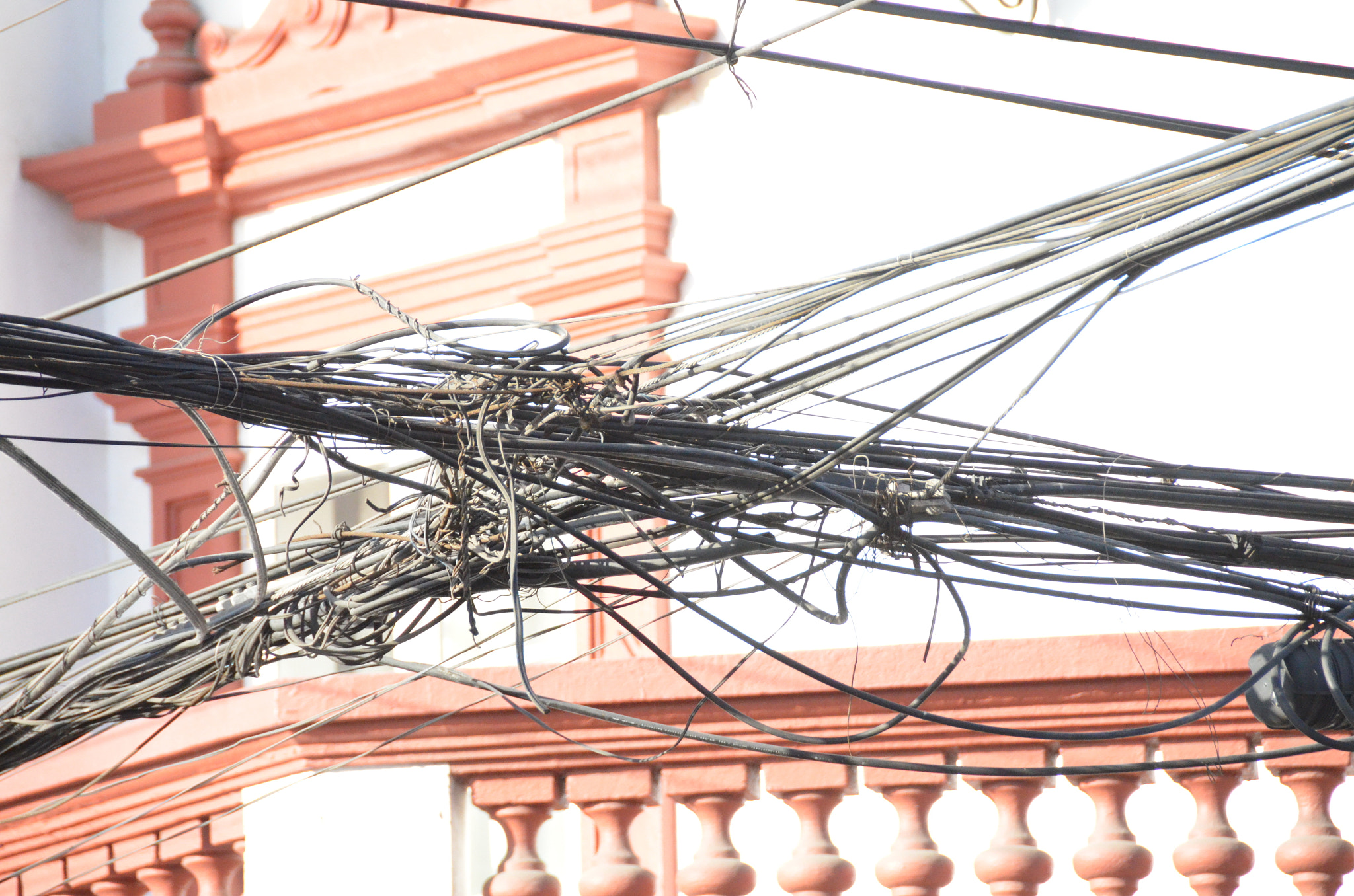 Nikon D5100 sample photo. Crossed wires photography