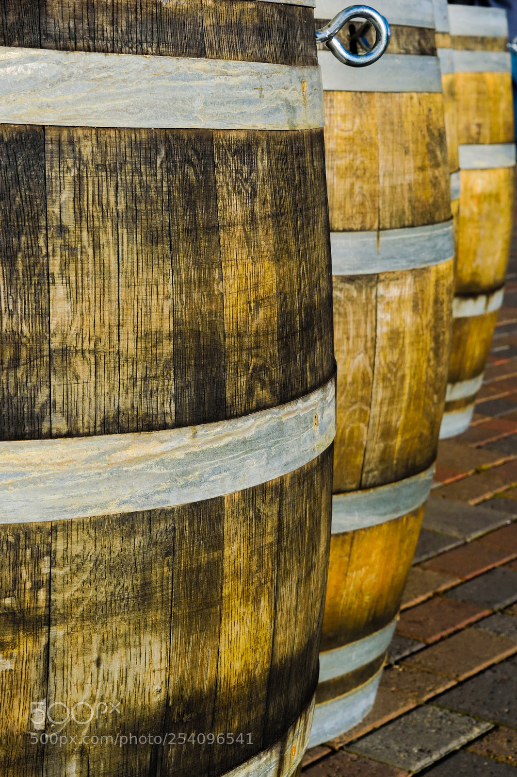 Nikon D3300 sample photo. Barrels of wood photography