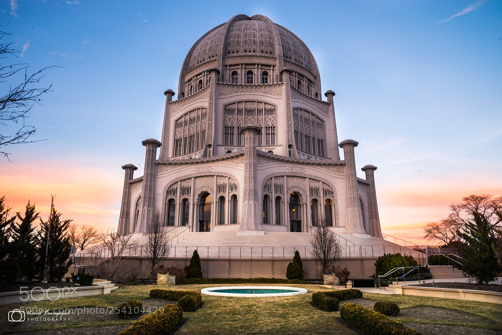 Nikon D610 sample photo. Bahai temple photography