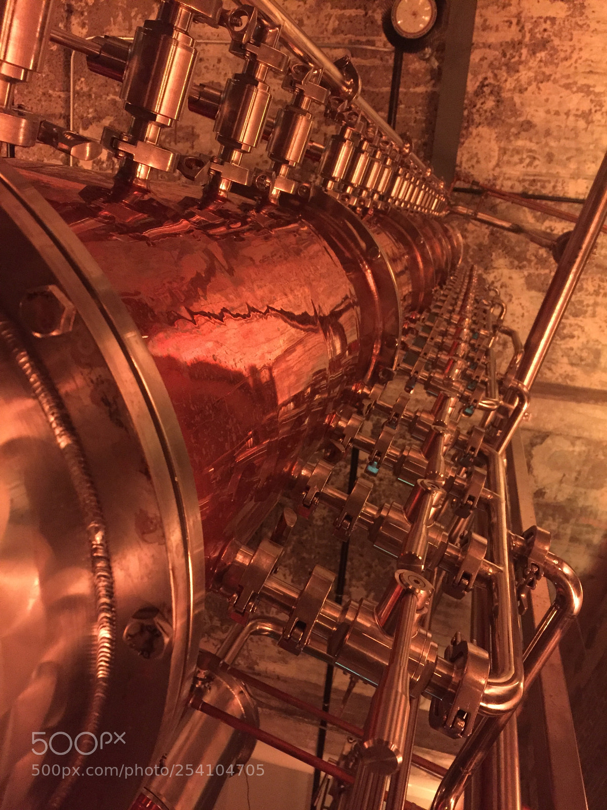 Apple iPhone 6 sample photo. Copper distiller photography