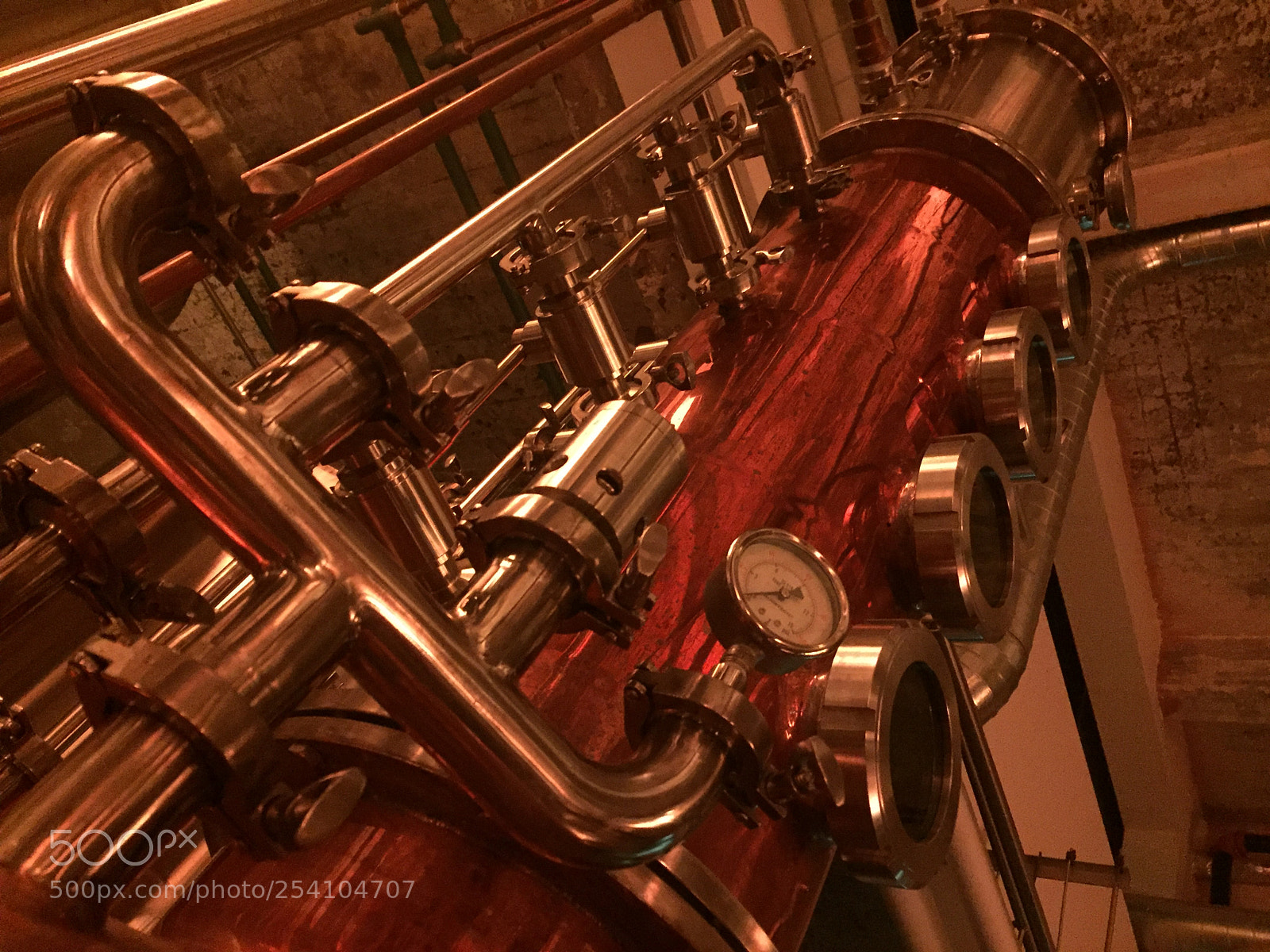 Apple iPhone 6 sample photo. Copper distiller photography