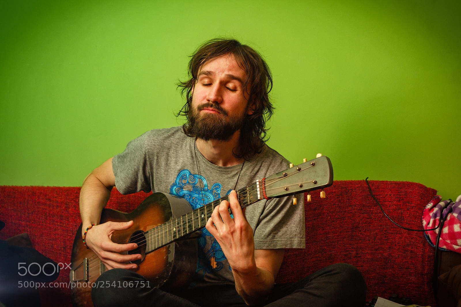 Canon EOS 600D (Rebel EOS T3i / EOS Kiss X5) sample photo. Djps as hippie musician photography