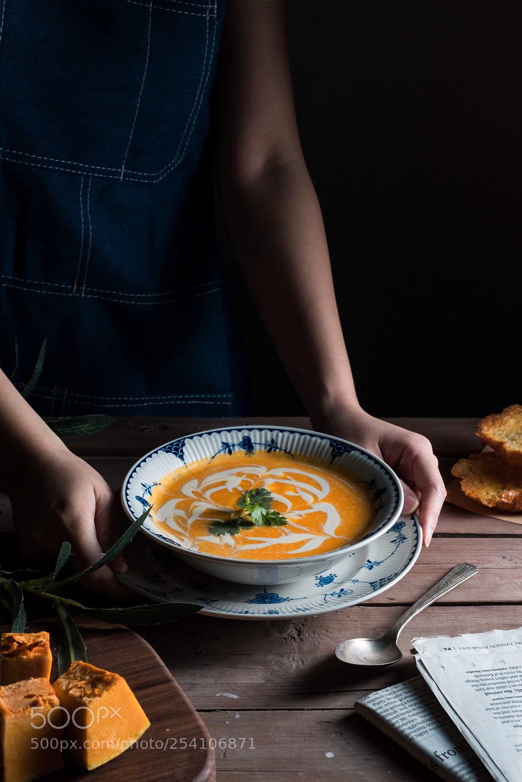 Fujifilm X100F sample photo. Pumpkin soup photography