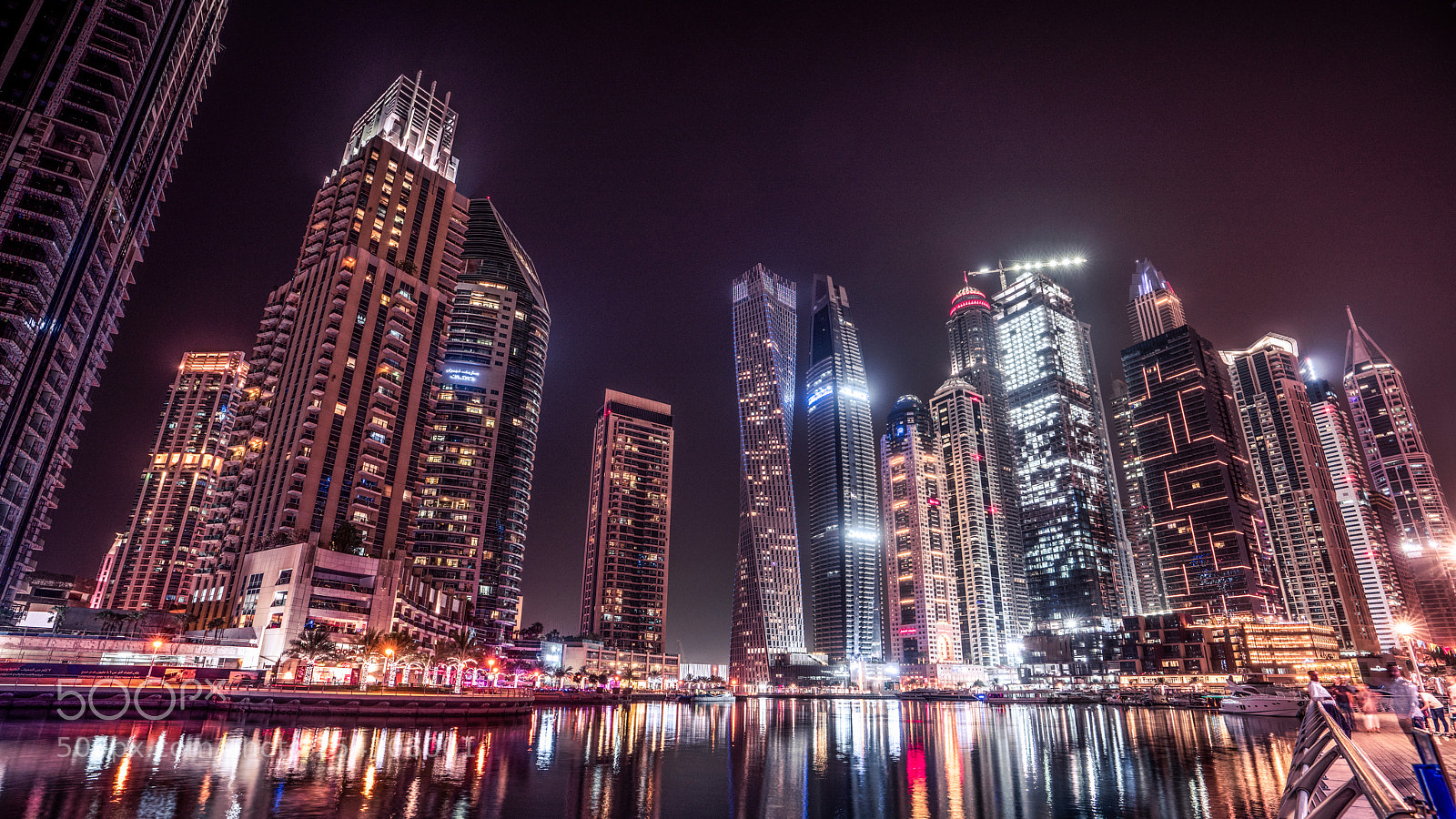 Sony a7R III sample photo. Dubai marina photography