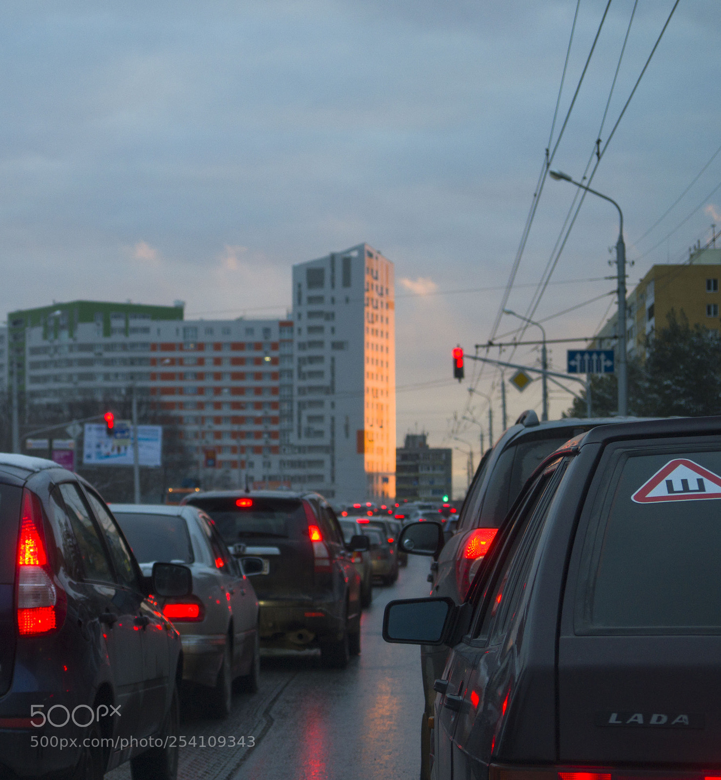 Sony Alpha a3500 sample photo. После работы в заторе photography