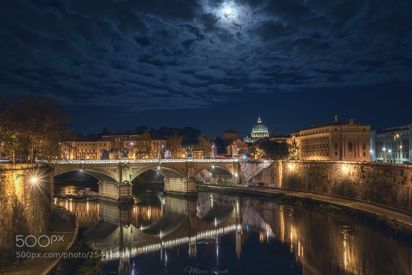 Sony a7R II sample photo. Roma by night photography