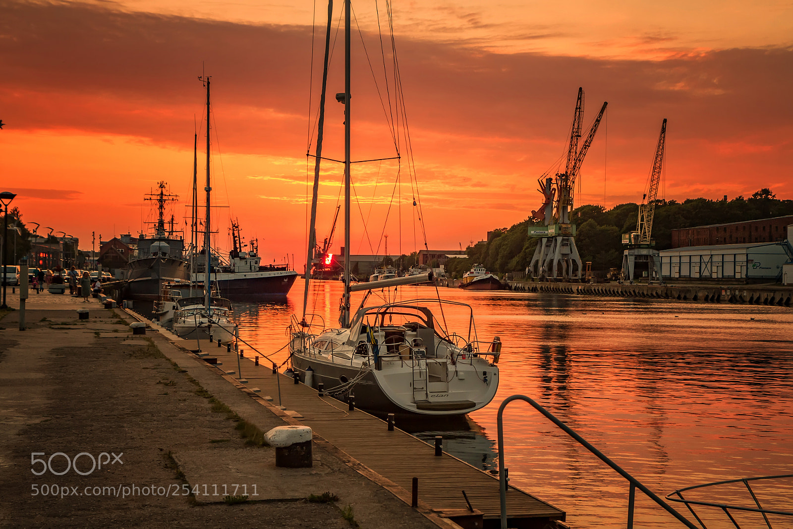 Canon EOS 7D sample photo. Port in liepaja photography