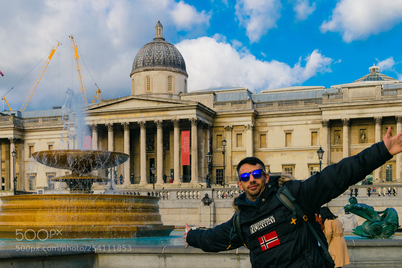 Nikon D3300 sample photo. Me on trafalgar square  photography