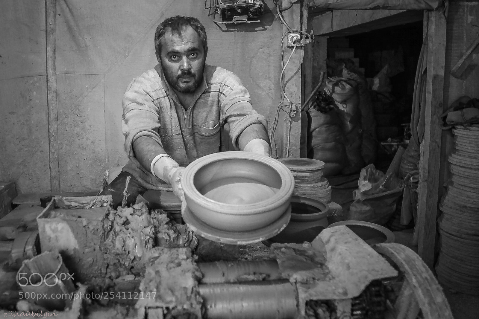 Canon EOS 5D Mark II sample photo. Potter photography