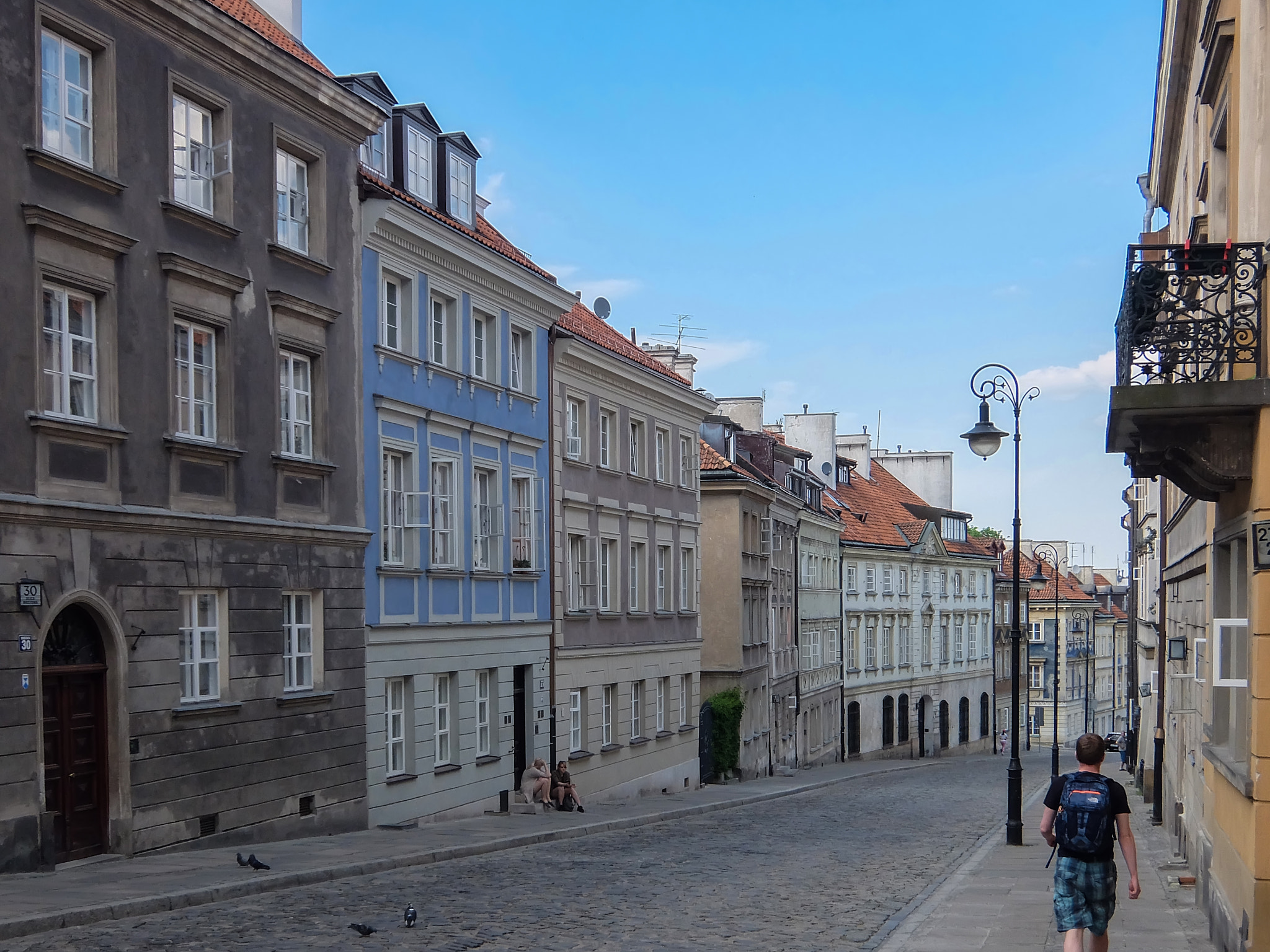 Fujifilm XQ1 sample photo. A street of old warsaw. poland. photography