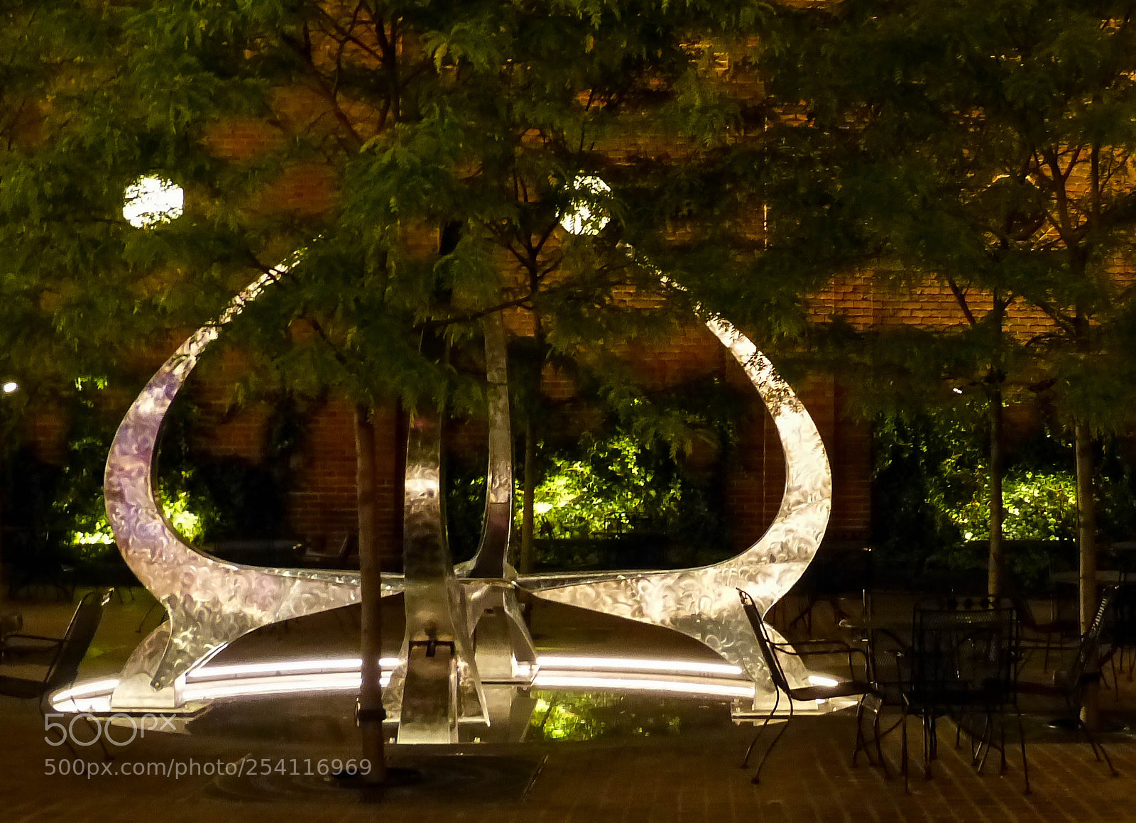 Panasonic Lumix DMC-FZ200 sample photo. Art in the night photography