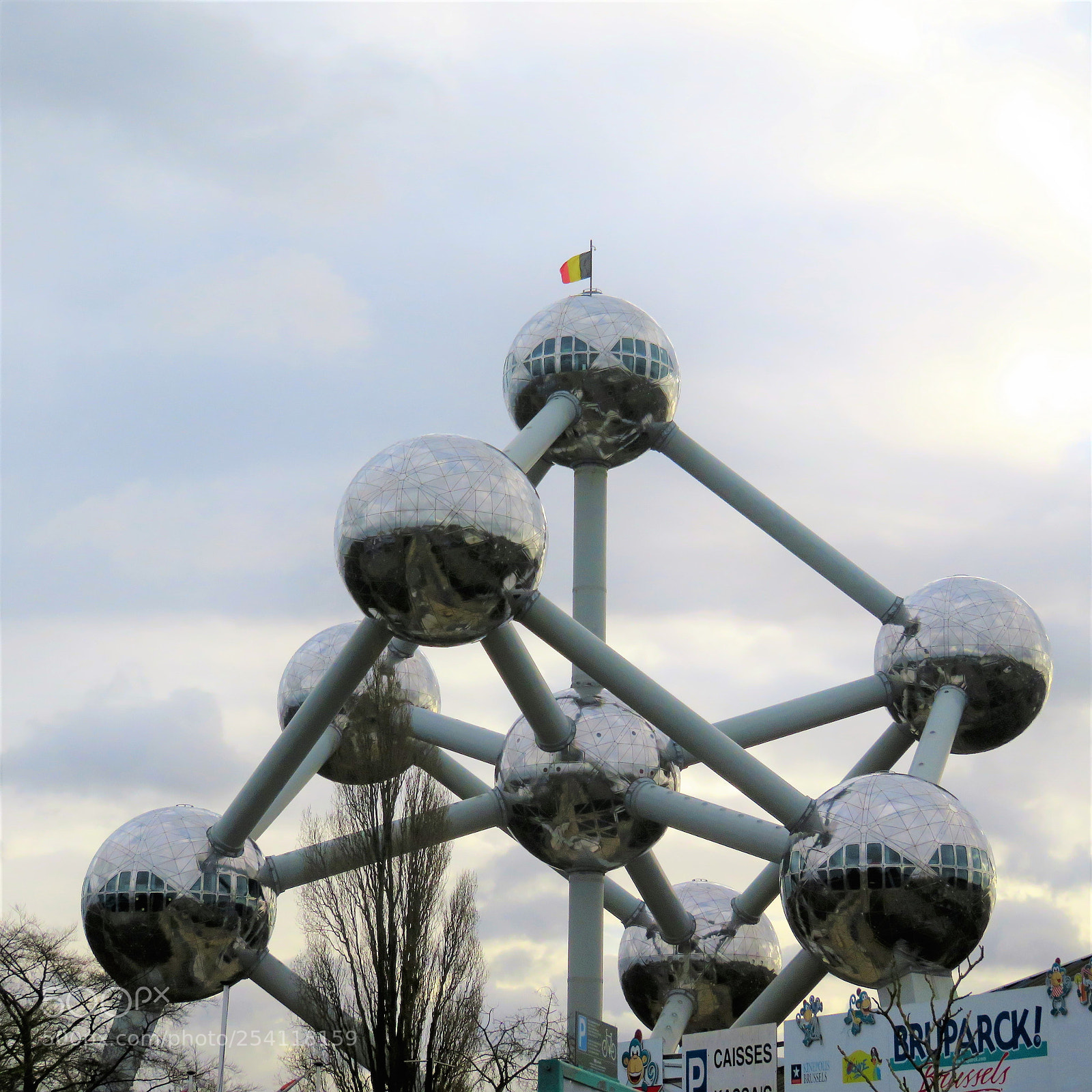 Canon PowerShot SX710 HS sample photo. Atomium, brussels, belgium photography