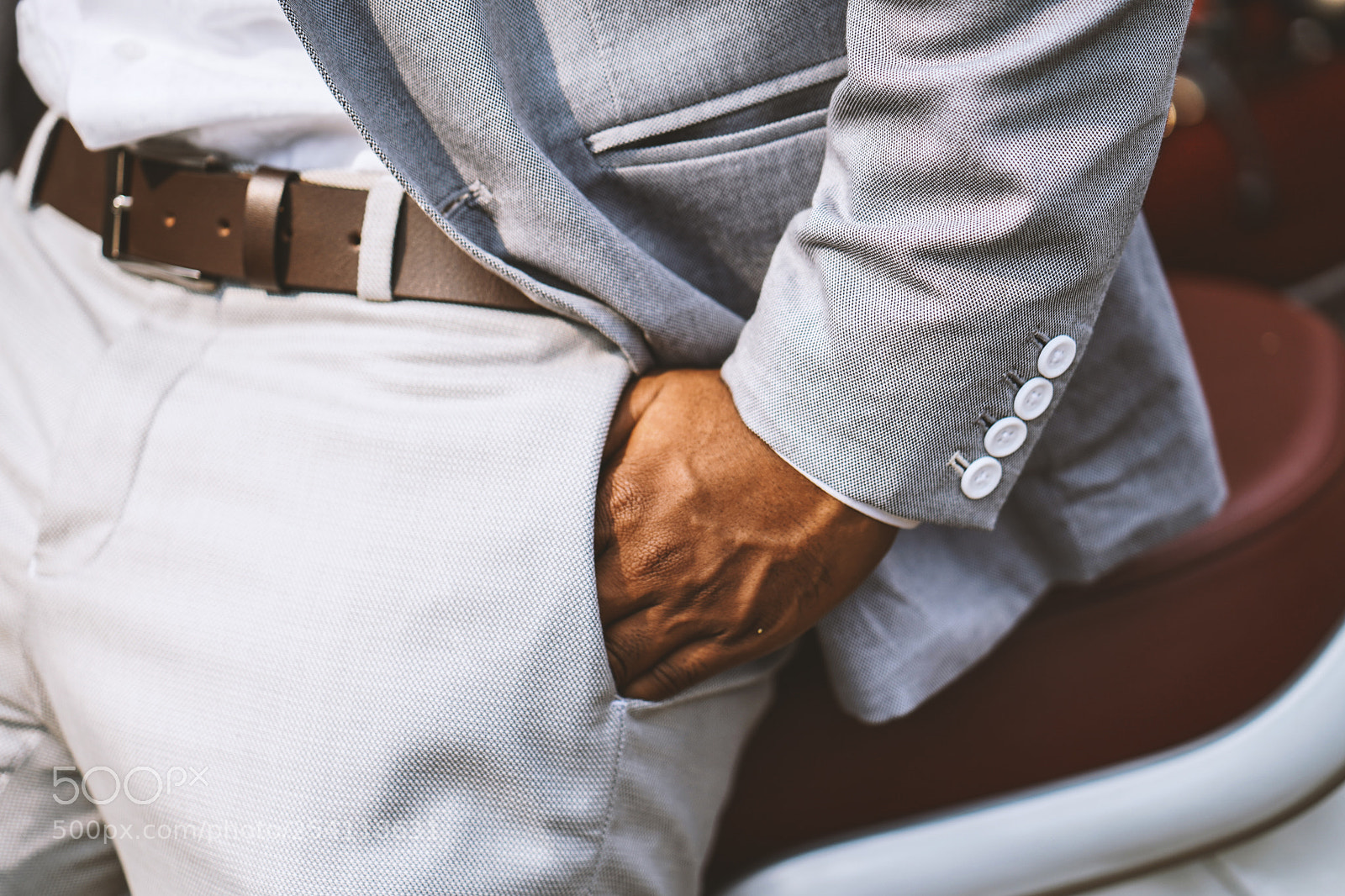 Sony a7 III sample photo. Groom standing outdoo photography