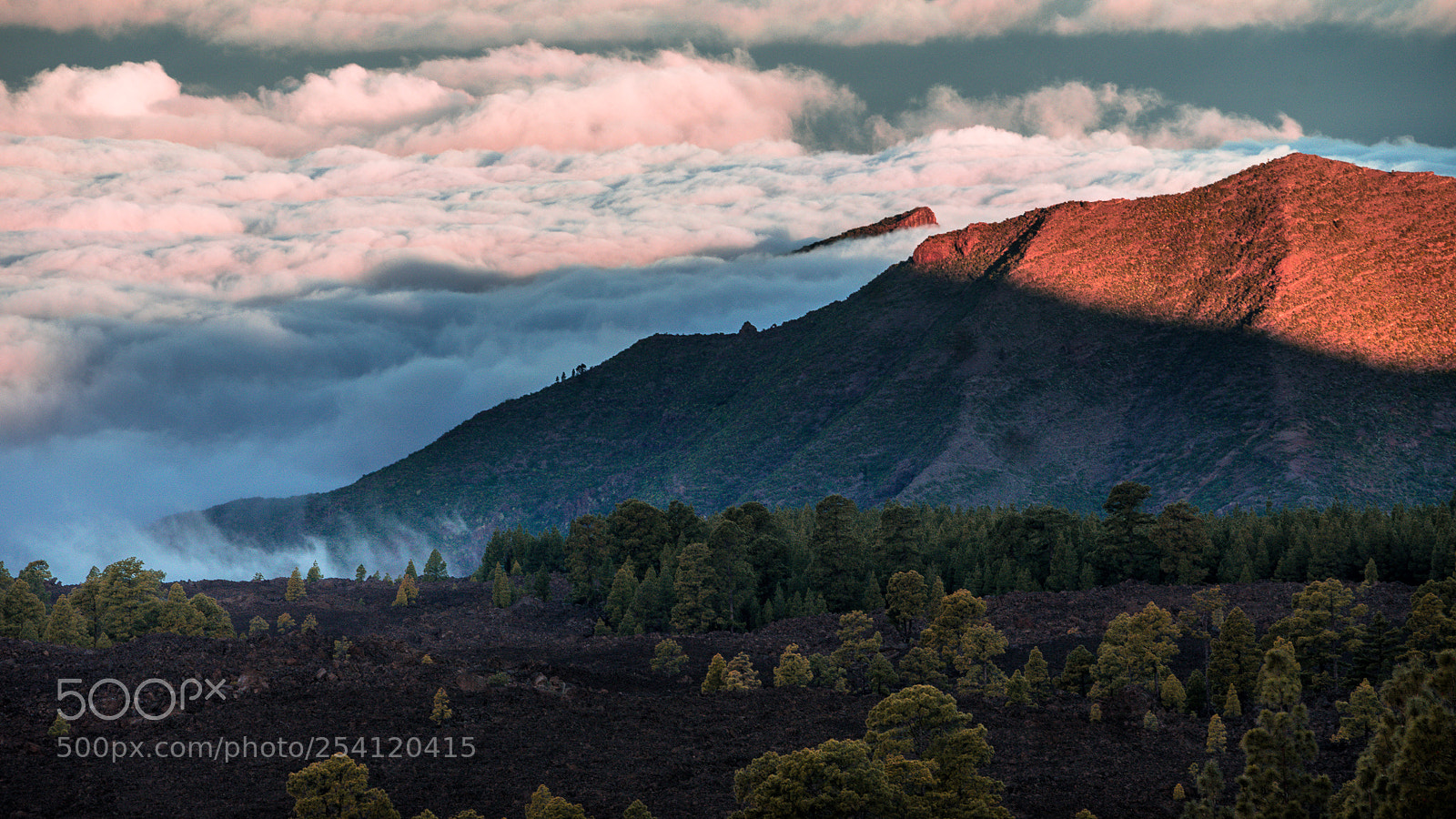 Sony a7 sample photo. Clouds on tenerife photography