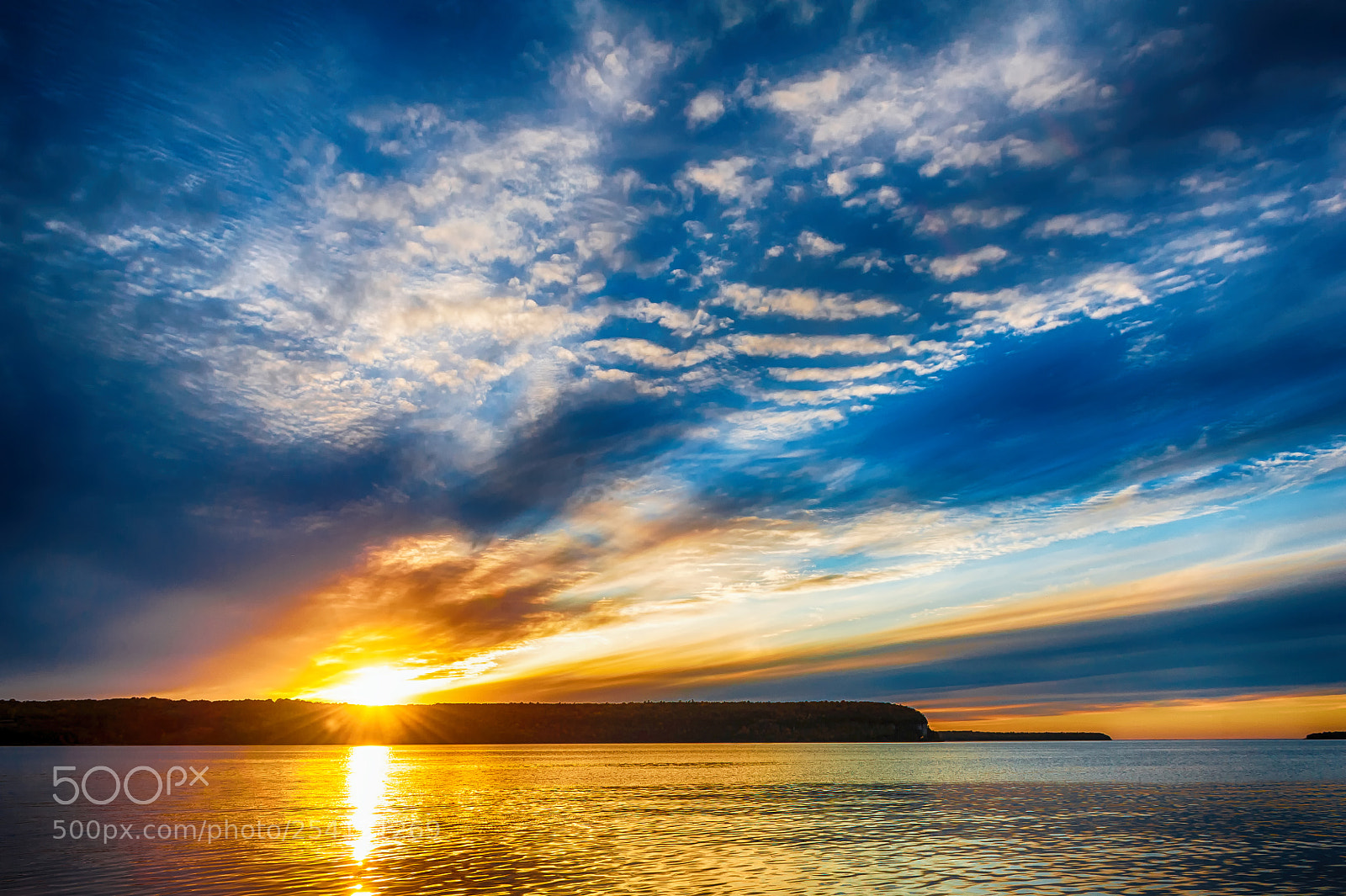 Nikon D700 sample photo. Fish creek sunset photography
