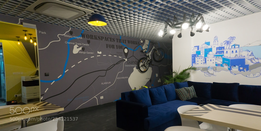Sony a6000 sample photo. Smartworks chennai - serviced photography