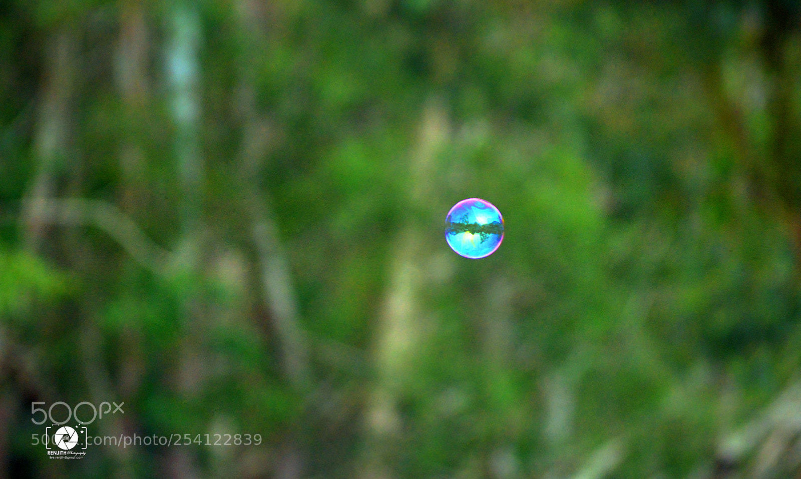 Nikon D5100 sample photo. Lone bubble... photography