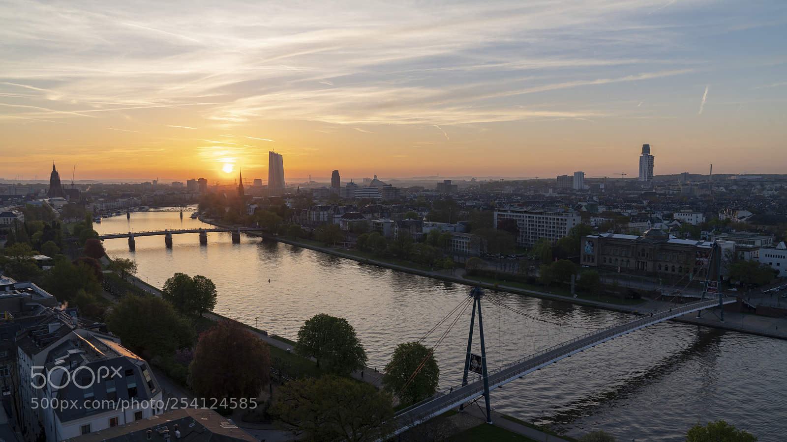 Sony a7R III sample photo. Frankfurt am main sunrise 2 photography
