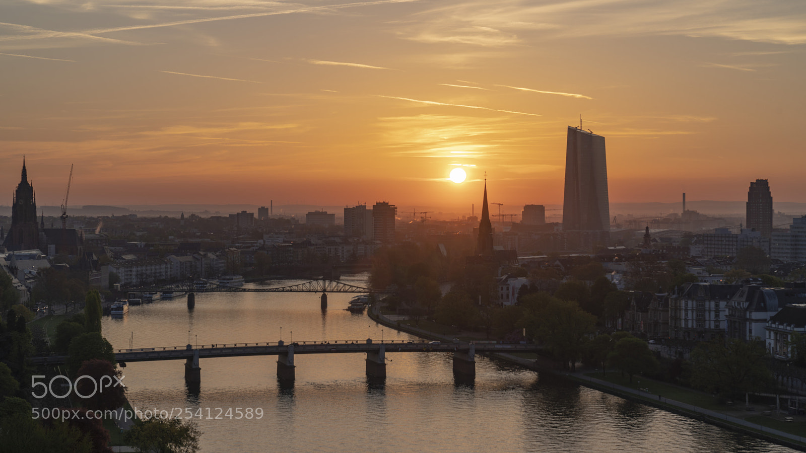 Sony a7R III sample photo. Frankfurt am main sunrise 3 photography