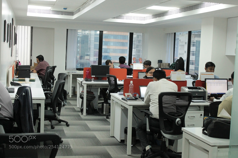 Canon EOS 1100D (EOS Rebel T3 / EOS Kiss X50) sample photo. Smartworks kolkata - office photography
