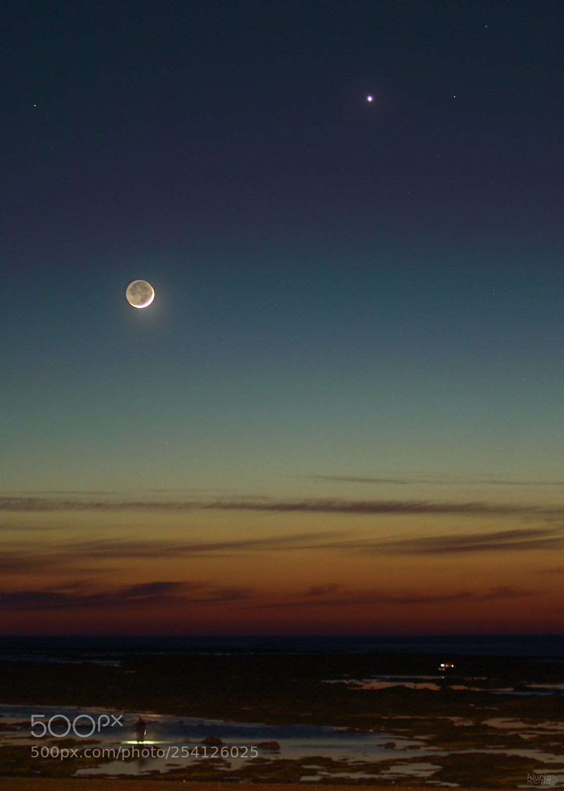Canon EOS 70D sample photo. Conjunction of the moon photography