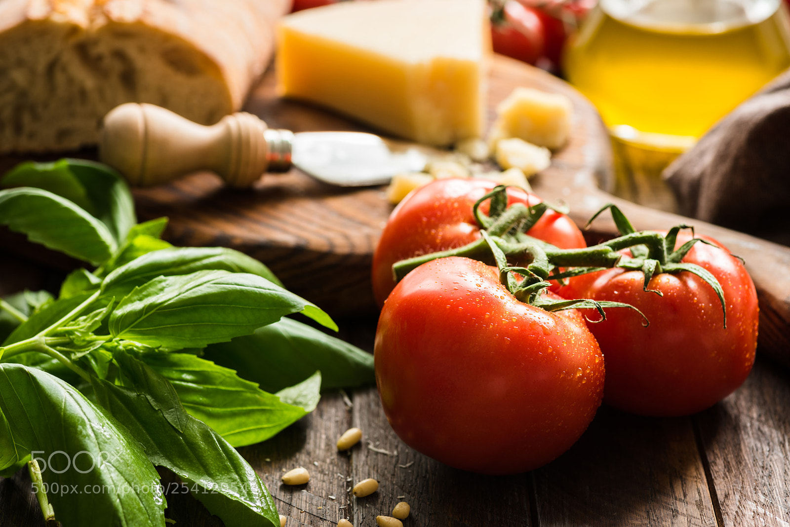 Nikon D810 sample photo. Italian food background with photography