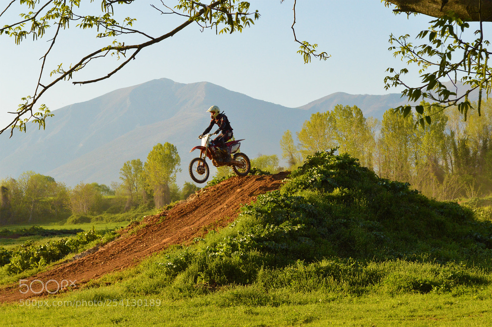 Nikon D3200 sample photo. Motocross in the woods photography