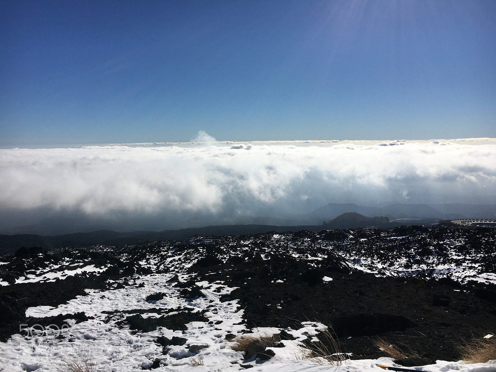 Apple iPhone 6s sample photo. Etna's clouds photography