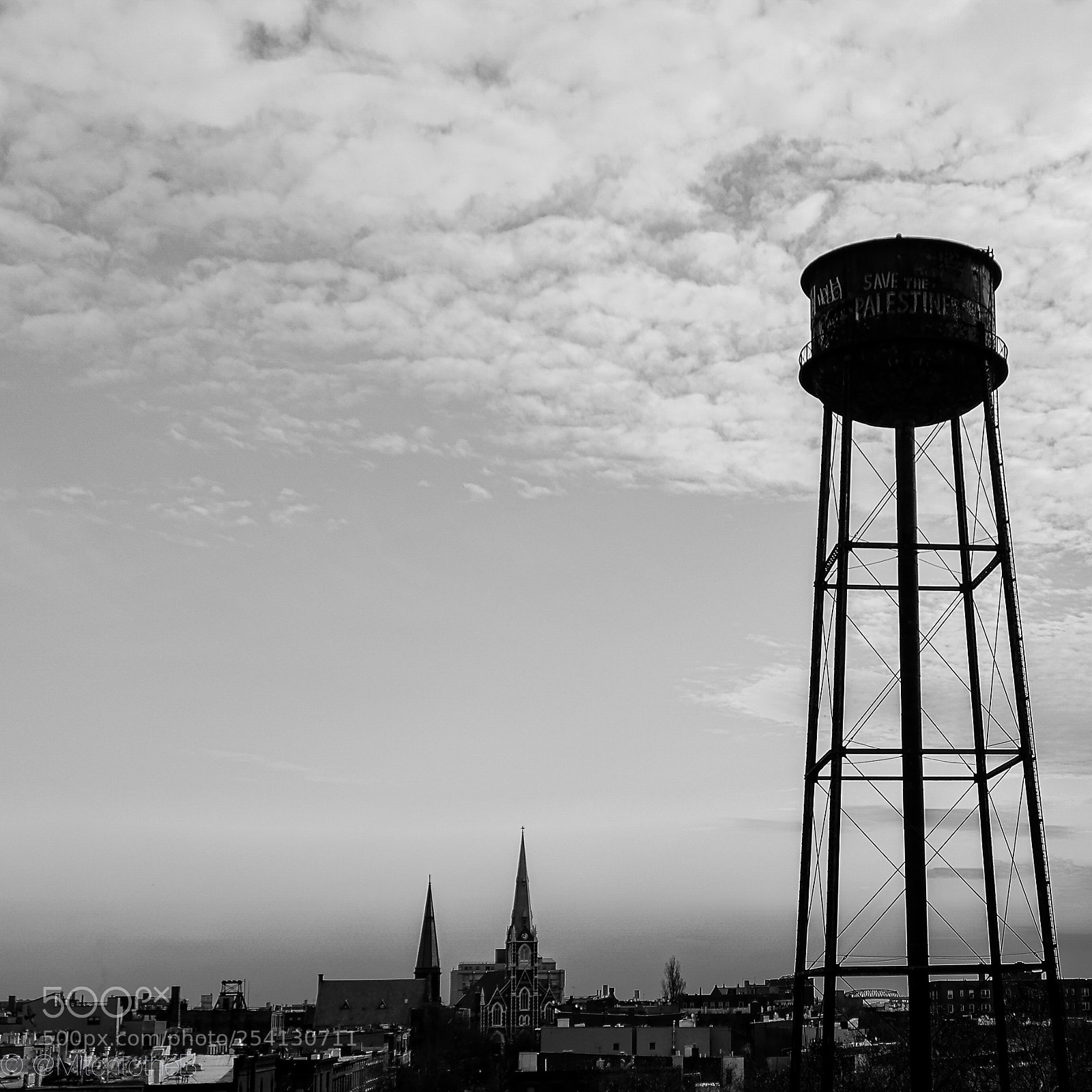 Samsung NX300 sample photo. Water tower power photography