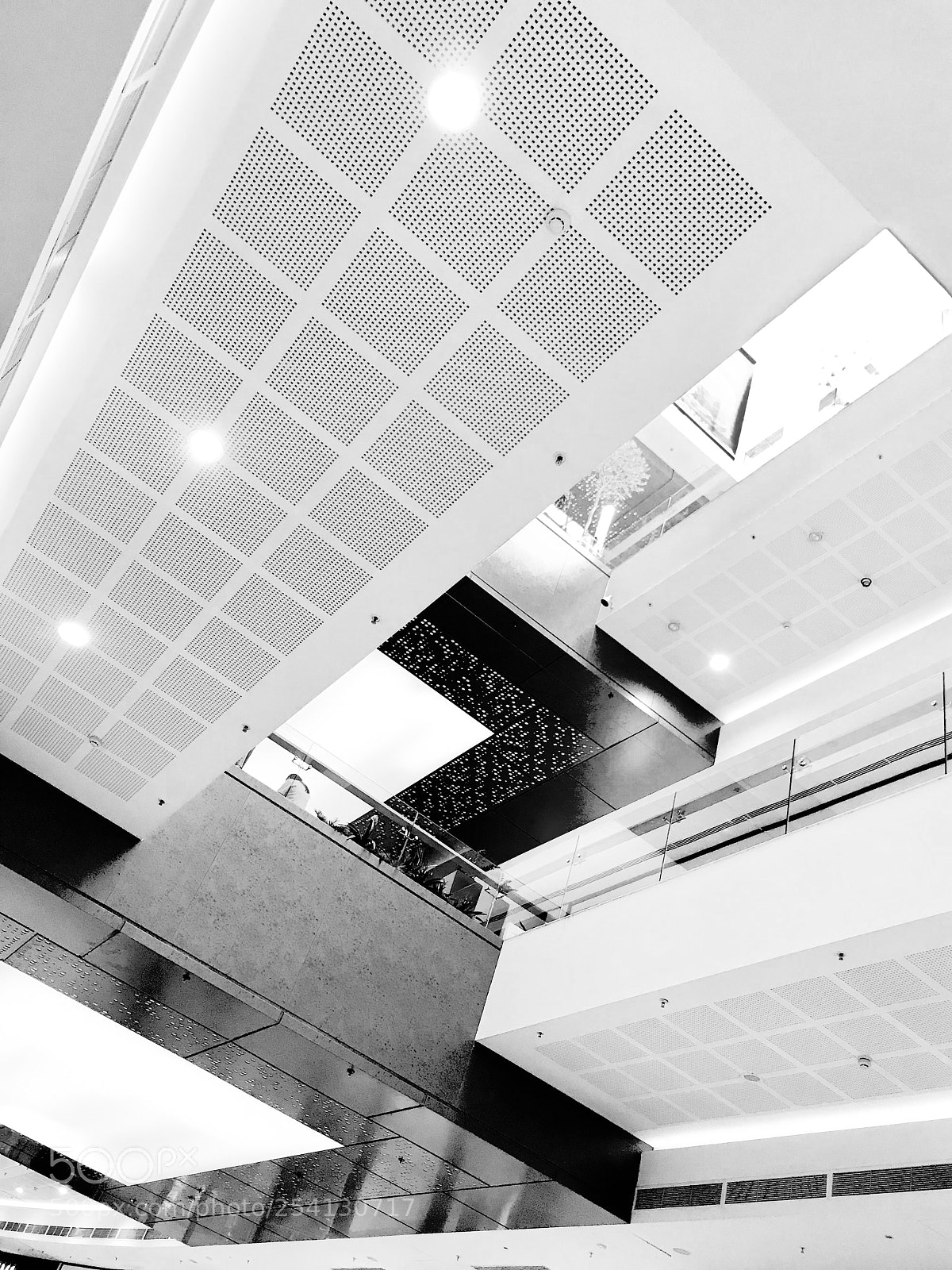Apple iPhone 7 sample photo. Black and white architecture photography