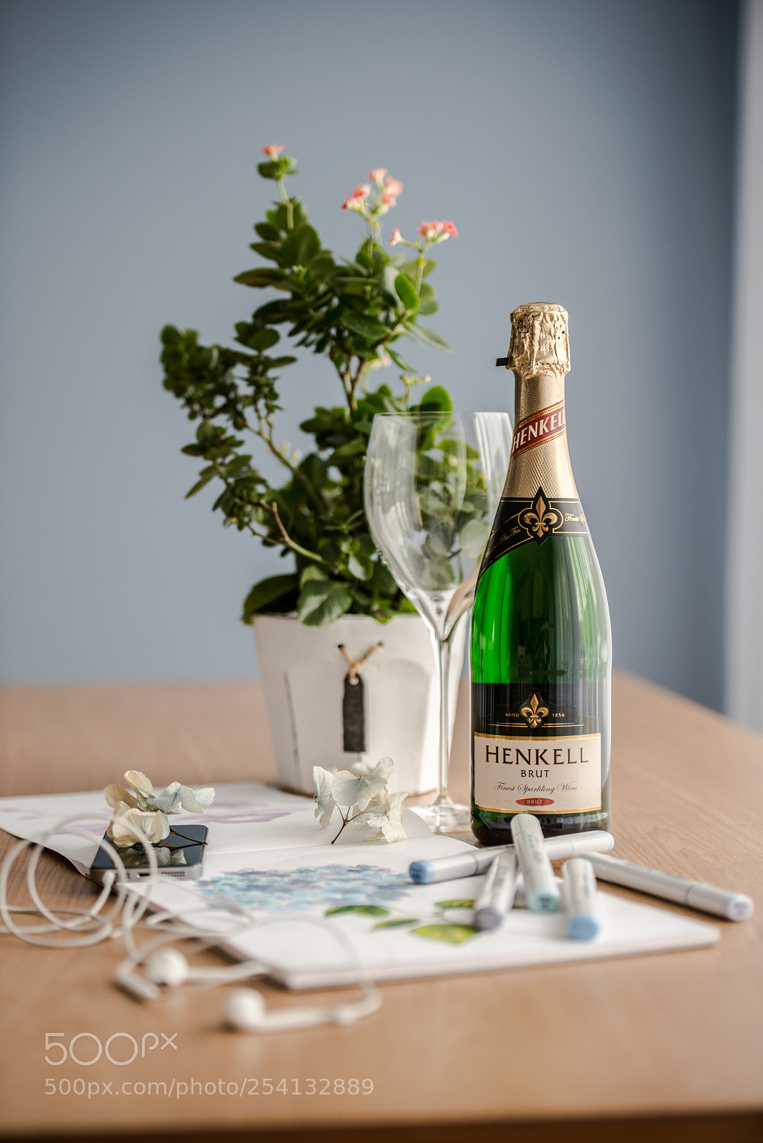 Nikon D800 sample photo. Henkell brut photography