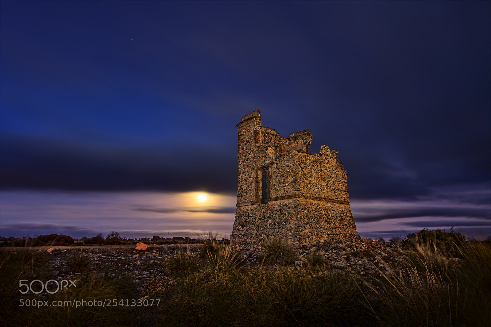 Nikon D500 sample photo. Torre telegrafo y luna photography