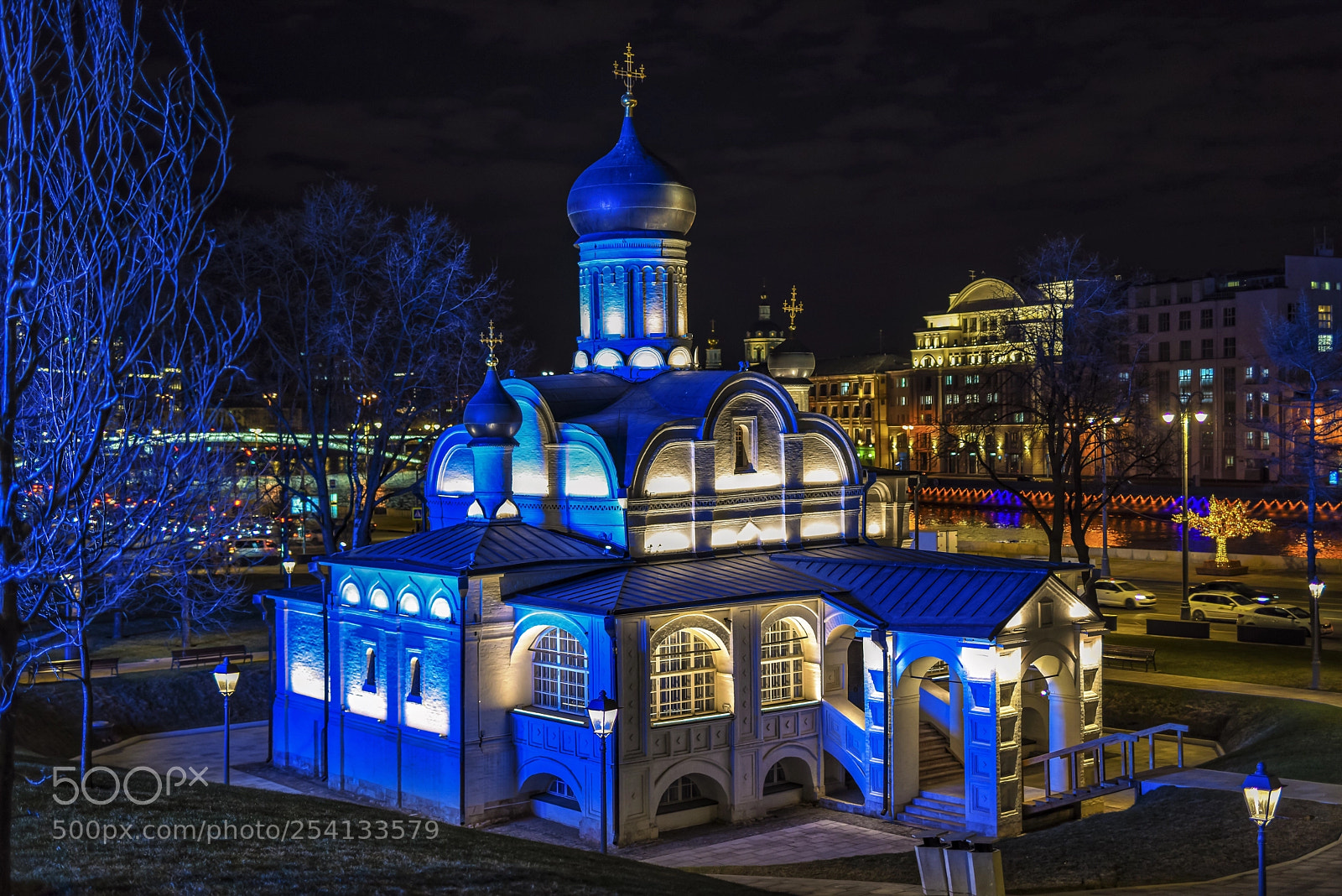 Nikon D810 sample photo. Blue church photography