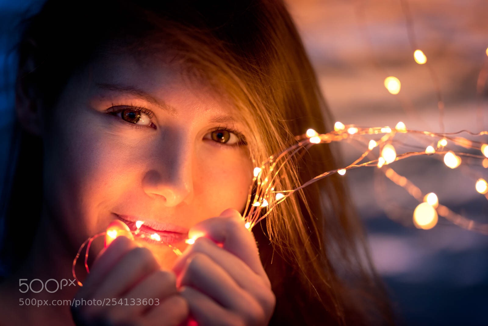 Nikon D800E sample photo. Celine in the lights photography