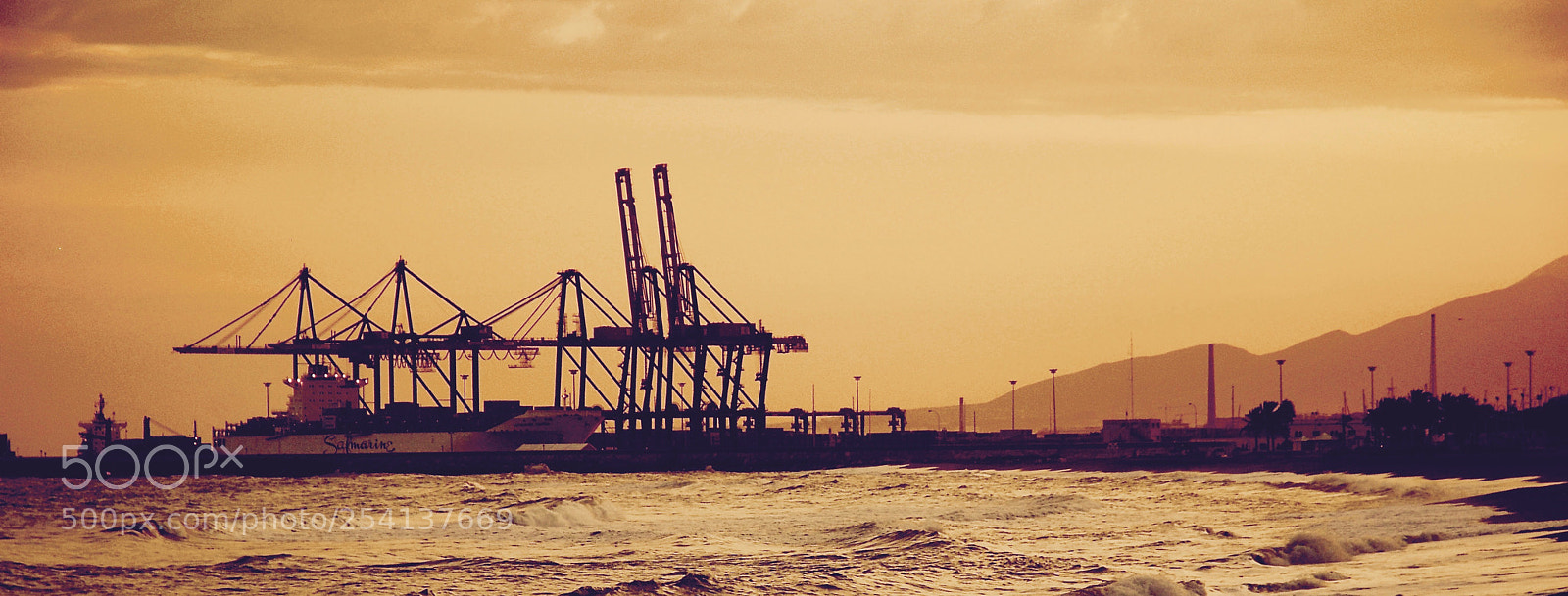 Nikon D80 sample photo. Sunset in malaga. photography