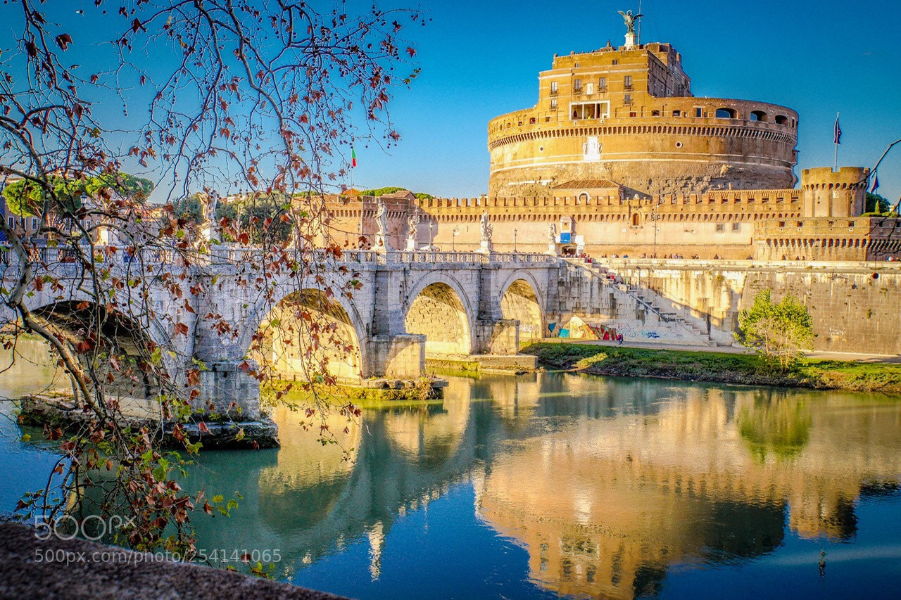 Sony a6500 sample photo. Castel sant'angelo photography