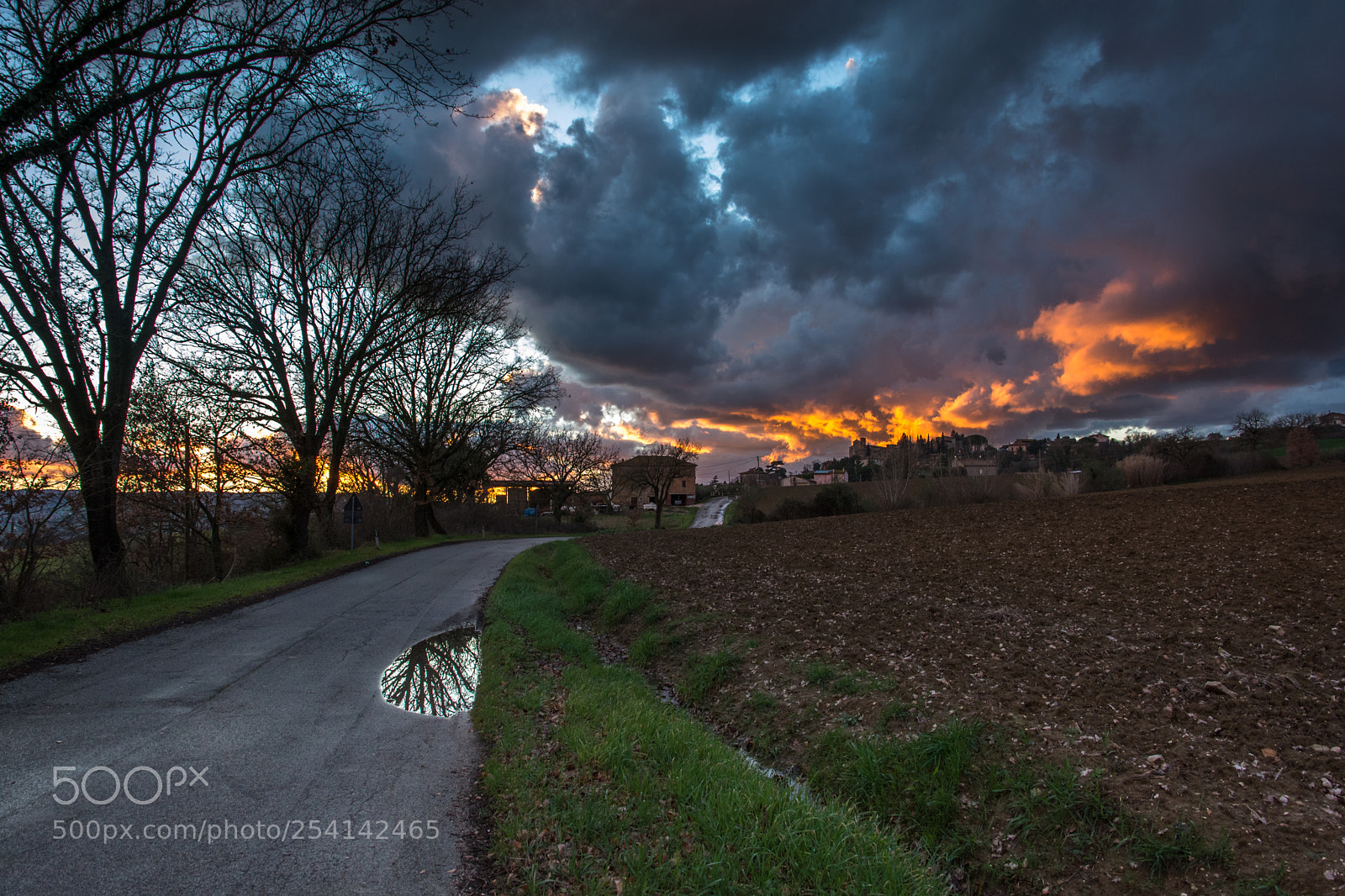 Nikon D7100 sample photo. Cloudy sky at sunset photography