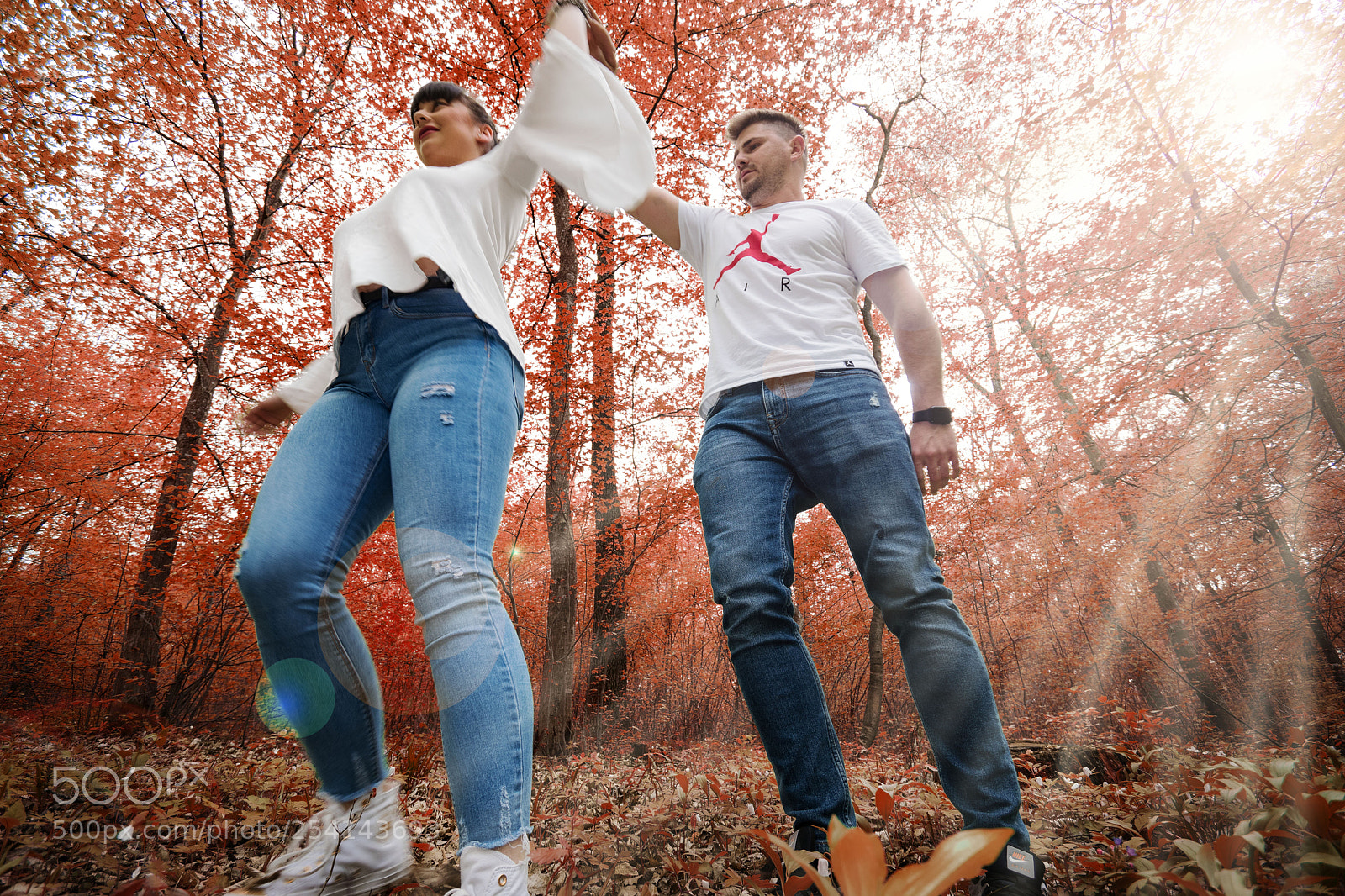 Nikon D5500 sample photo. Dancing thru the forest. photography