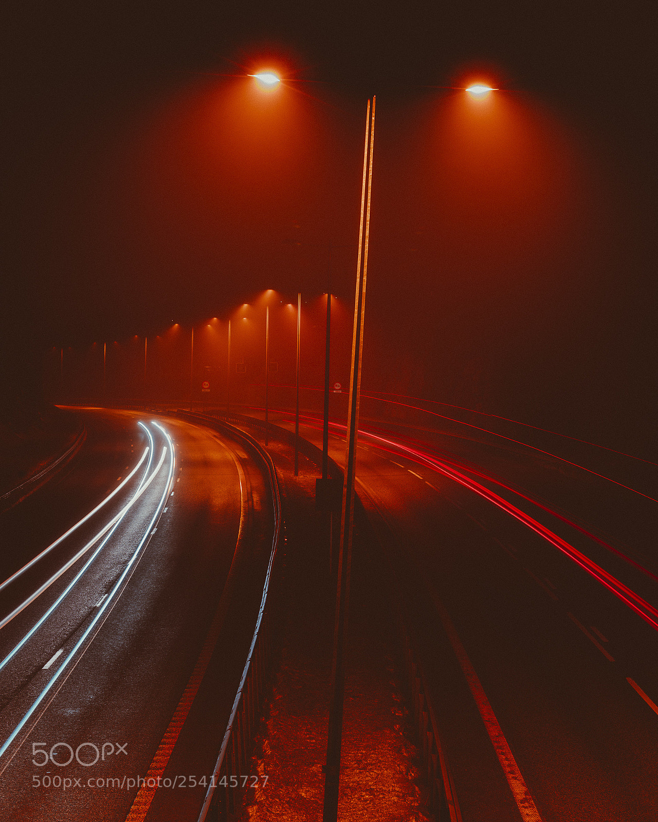 Nikon D600 sample photo. Highway at night photography