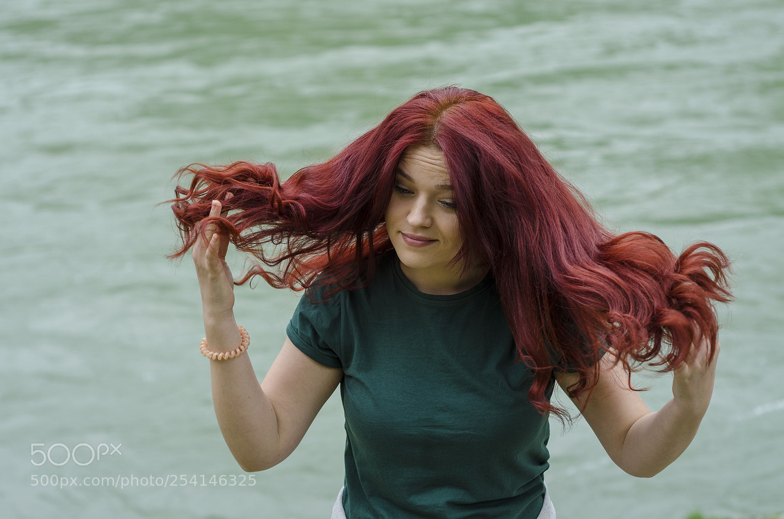 Nikon D7000 sample photo. Fingers through hair photography