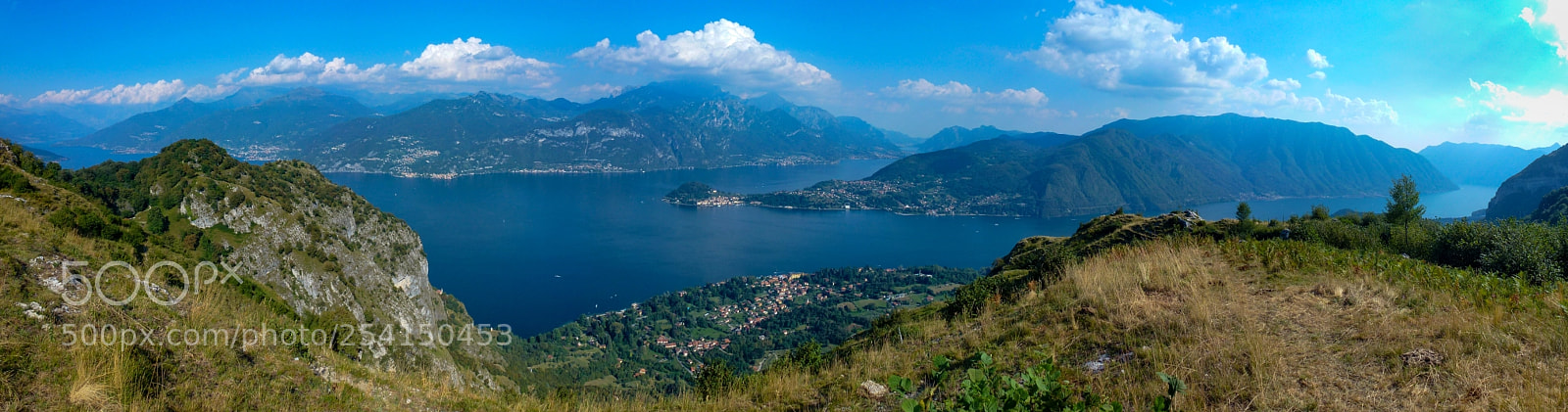 Panasonic Lumix DMC-ZS10 (Lumix DMC-TZ20 / Lumix DMC-TZ22) sample photo. Panorama over the lake photography