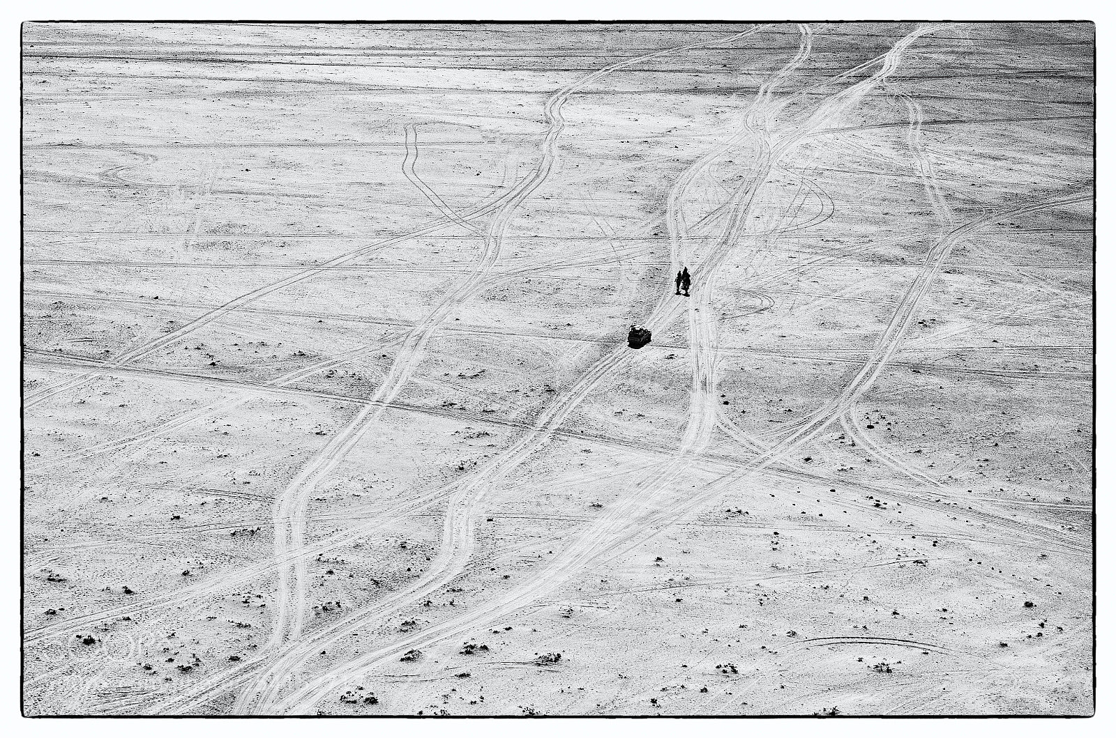 Nikon D7000 sample photo. Meandering desert paths photography