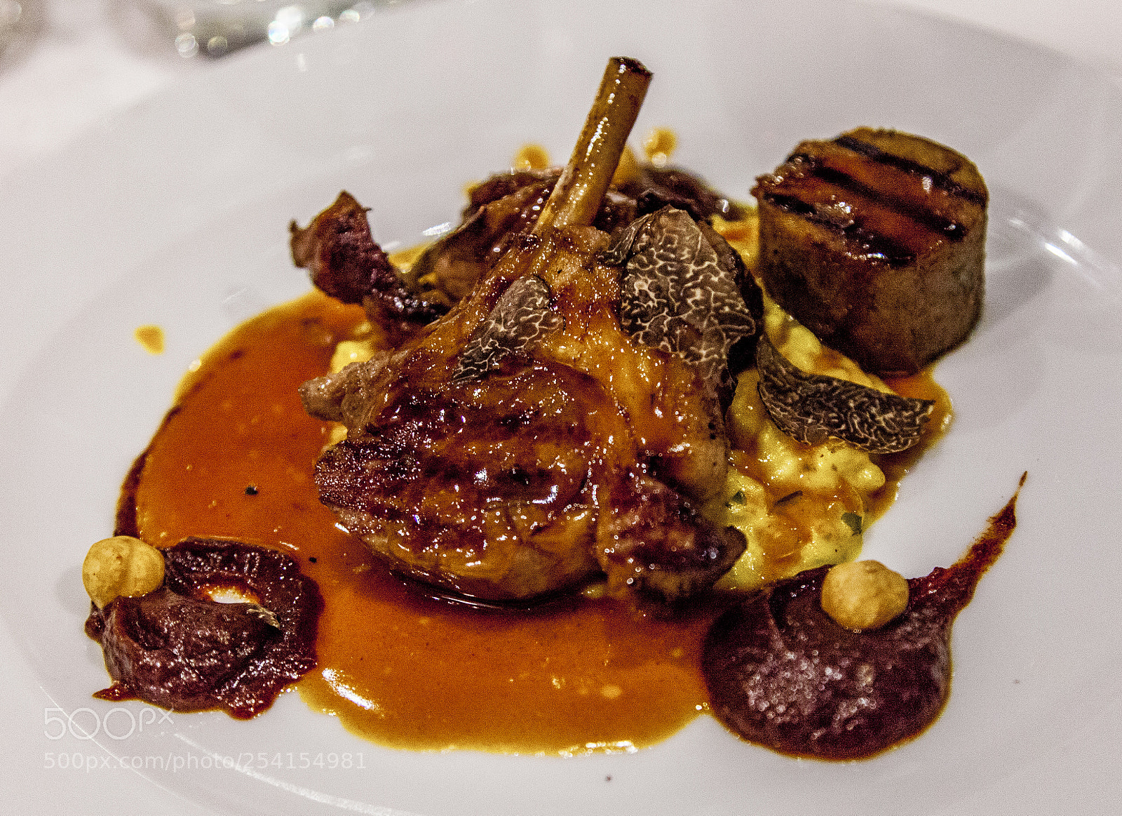 Canon EOS 5D Mark II sample photo. Lamb dinner photography