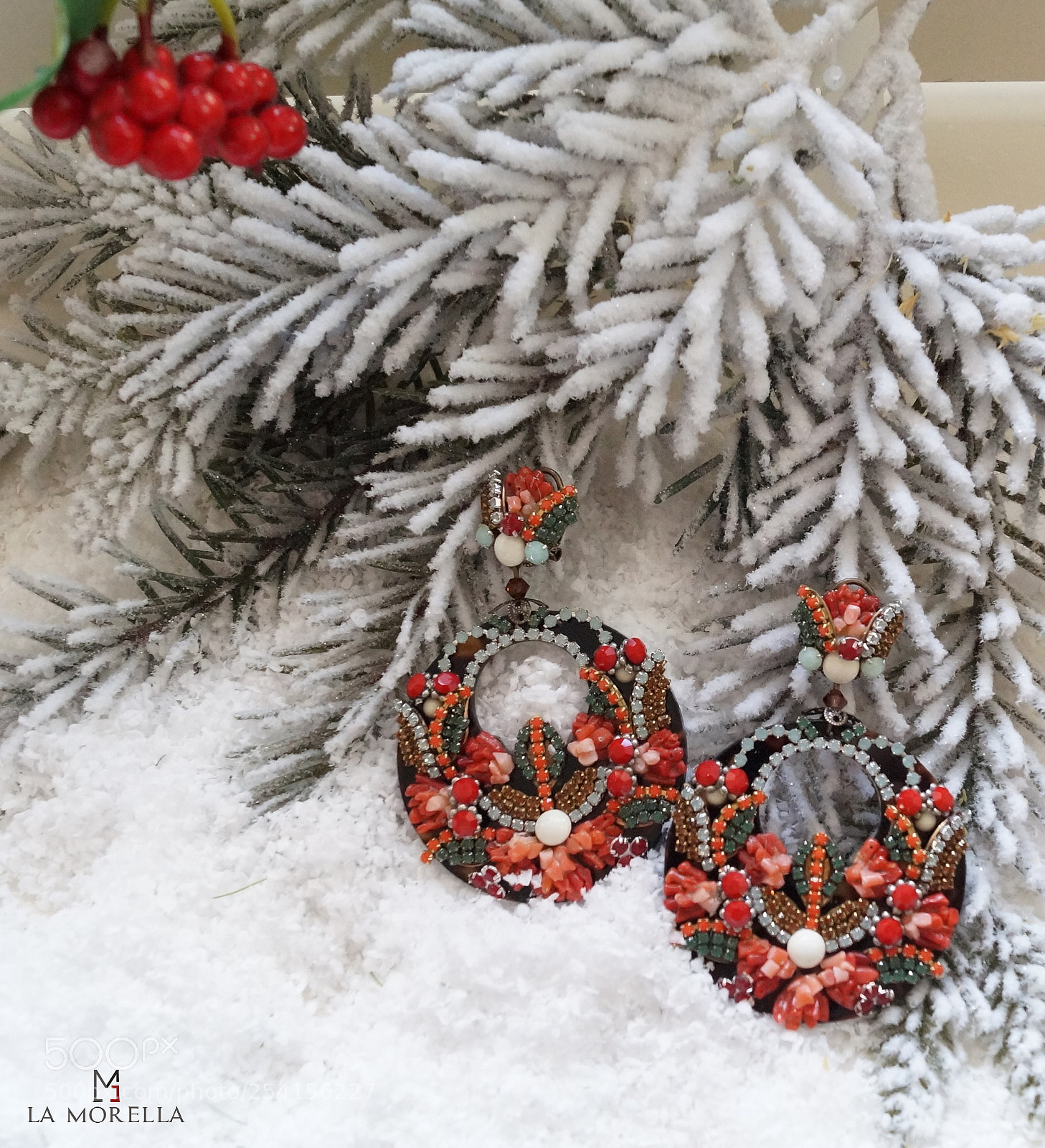 Sony SLT-A58 sample photo. Snowy earrings photography
